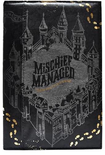 HARRY POTTER NOTEBOOK - A5 MARAUDERS MAP - MAGICAL LOCATIONS.