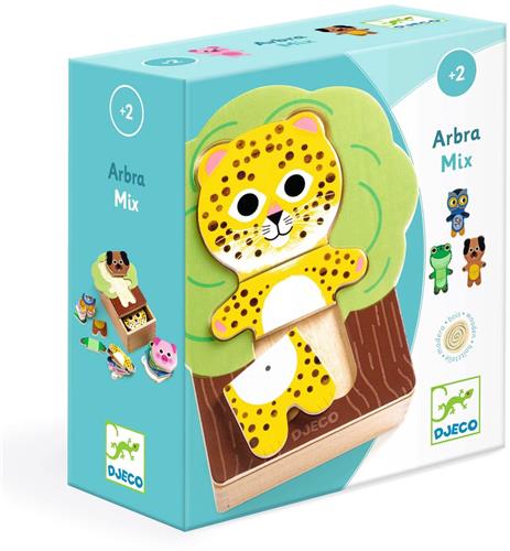 Djeco houten puzzel Arbramix - FSC 100% duurzaam speelgoed.