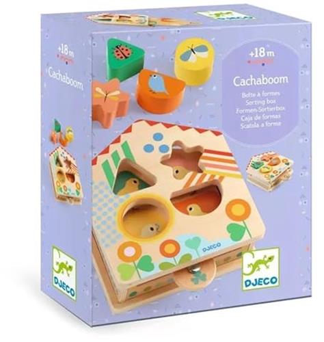 Djeco houten vormenstoof Cachaboom - FSC 100% duurzaam speelgoed.