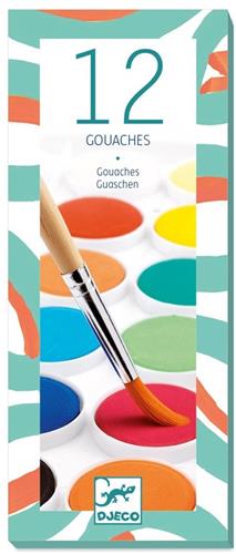 Plakkaatverf (12 kleuren)