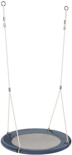 Nestschommel Lounge 110 cm  Opvouwbare Hangschommel voor Binnen en Buiten  Tot 150 kg Belastbaar  Zandkleur  Kinderen en Volwassenen  Voor Tuin of Balkon