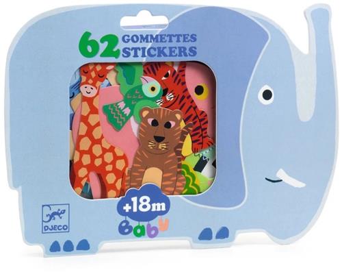 Grote Stickers 'Savannedieren'