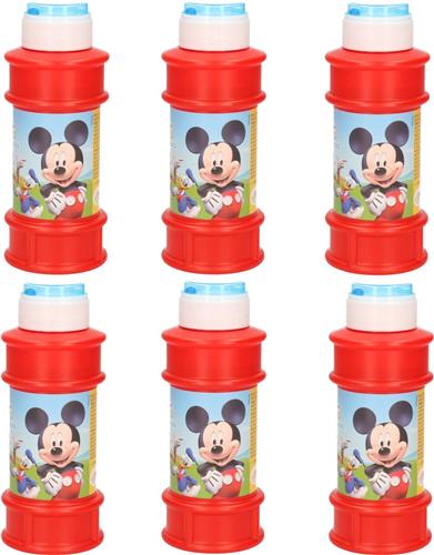 Disney Mickey Mouse bellenblaas - 6x - met spelletje - 175 ml - voor kinderen