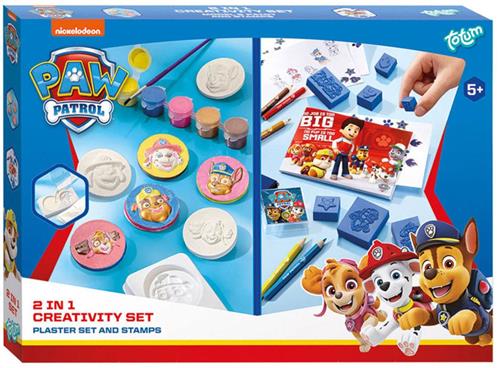 Paw Patrol Gips en Stempel Set