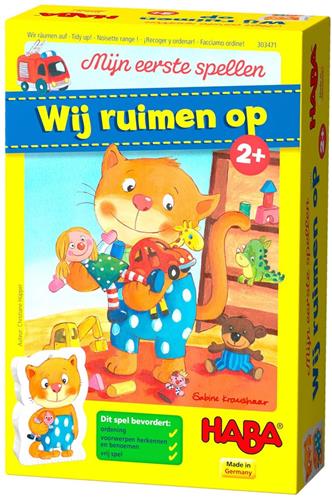 Kinderspel Wij ruimen op Haba +2jr