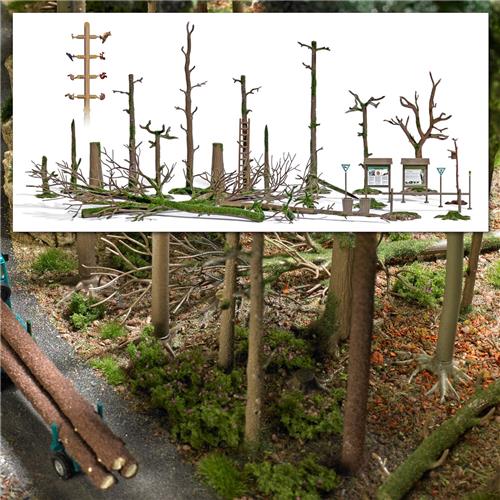 Busch - TOTHOLZ-SET H0 (2/23) * - modelbouwsets, hobbybouwspeelgoed voor kinderen, modelverf en accessoires