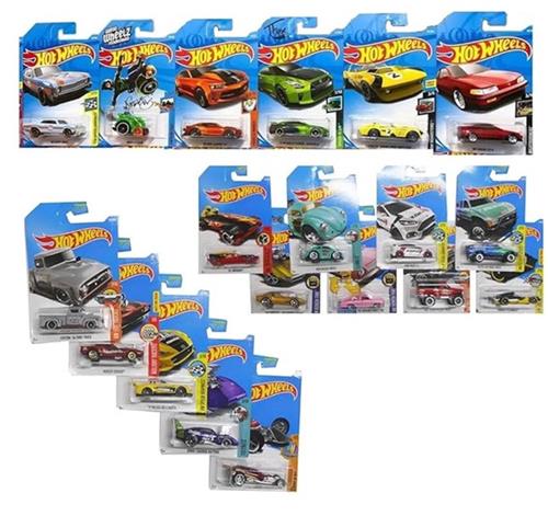 Hot Wheels Die Cast voertuig - 6 cm - 1 exemplaar - Spaar ze allemaal - Van Metaal - Schaal 1:64
