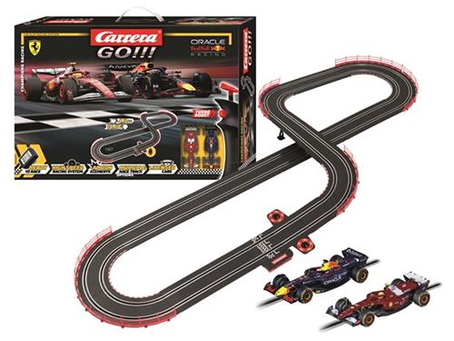 Carrera Go!!! Racebaan - GO!!! Champion#039 Racing Formule 1 - Max Verstappen No.1 vs. Lewis Hamilton No.44 - 4,3m