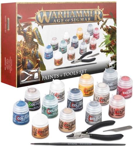Warhammer - Age Of Sigmar  Paint Tools Set  80-17 vernieuwde uitgave