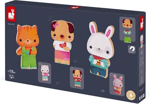 Janod Grappige Magneten - Dieren