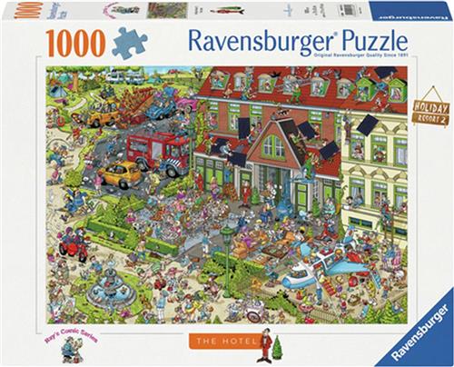 Ravensburger puzzel Holiday Resort 2 - The Hotel - Legpuzzel - 1000 stukjes