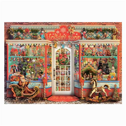 Clementoni Legpuzzel Kerstwinkel - 500st.