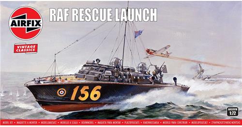 Airfix Modelbouwpakket Militaire voertuigen - 05281V RAF Rescue Launch - Vintage Classics -High Speed Launch Type 2 63-ft-klasse - Motorboot Plastic - 1:72 -