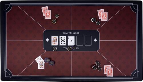 Pokerkleed rood (138x79cm) - Engelhart