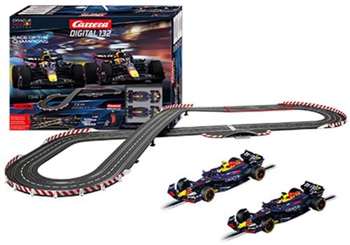 Carrera Racebaan - DIGITAL 132 - R of the Champions - RB20 Max Verstappen - RB20 Sergio Pérez - 7,3m