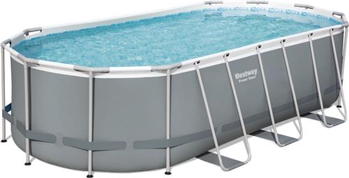 549 x 274 x 122 cm Bestway Power Steel zwembad ovaal
