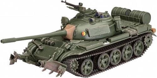Revell Modelbouwpakket Militaire voertuigen - 03328 T-55/AM with KMT-6/EMT-5 Tank Plastic - 1:72 -