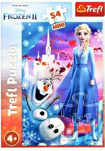 Disney Frozen mini puzzel Elsa en Anna 2x 54 stukjes vanaf 4 jaar