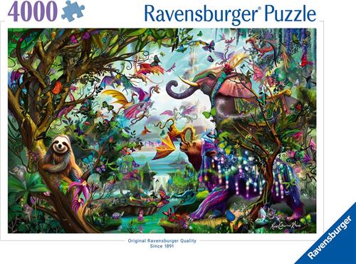Ravensburger puzzel De draken van de tropen - Legpuzzel - 4000 stukjes