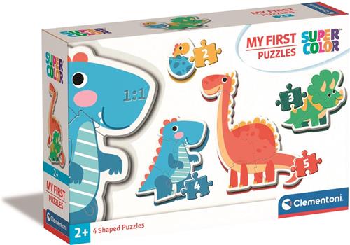 Clementoni - My First Puzzles Dinosaurs, Kinderpuzzels, 2-3 jaar, 20834