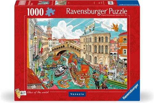 Ravensburger puzzel Fleroux Venetie - Legpuzzel - 1000 stukjes
