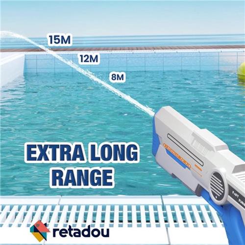 Elektrisch waterpistool, elektrisch waterspuitpistool met automatische wateropname, waterpistolen met groot bereik, voor kinderen en volwassenen