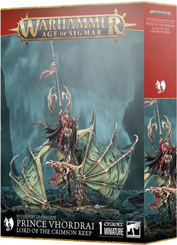 Soulblight Gravelords Prince Vhordrai Lord of the Crimson Keep