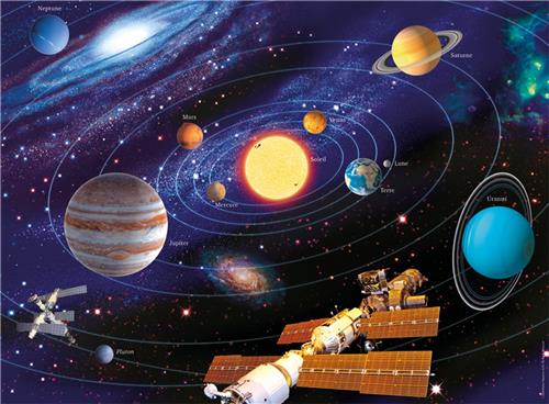 Ravensburger puzzel Solar System - 500 stukjes educatief speelgoed.