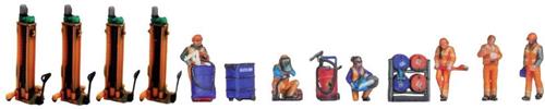 NOCH 35900 N Reparatiewerkplaats figuren Geverfd, Staand