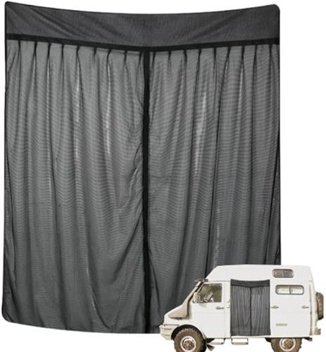 Klamboe, vleugeldeur, kofferbakafdekking, zonwering, 165 x 210 cm, achterklep, vleugeldeur, kofferbakafdekking, met magneetsluiting, voor auto, outdoor, camping