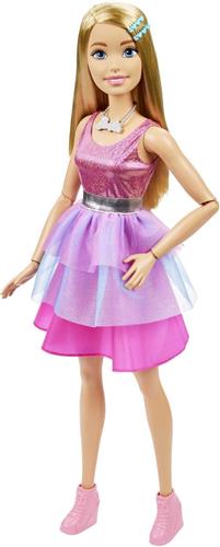 Barbie - Roze jurk - 73 cm - Barbie pop