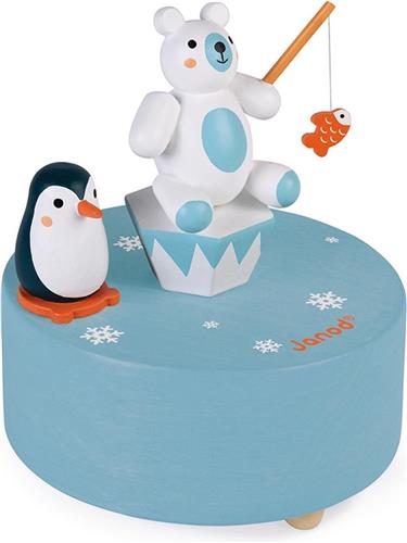 Janod Muziekdoosje - Pinguin