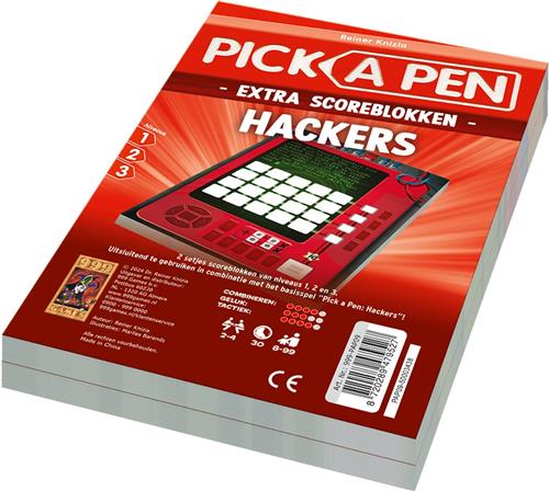 Pick a Pen Hackers Scoreblokken