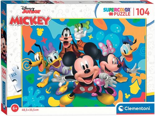 Clementoni - Puzzel 104 Stukjes Mickey And Friends, Kinderpuzzels, 6-8 jaar, 25745
