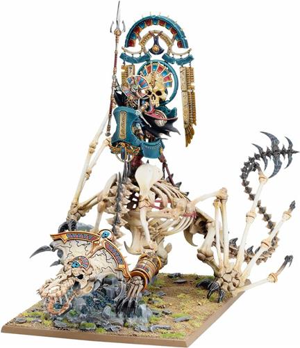 Warhammer - The Old World - Tomb King On Necrolith Bone Dragon - 07-08