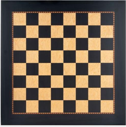 Luxe Schaakbord The Queen's Gambit 55 cm - veldmaat 55 mm - maat 6