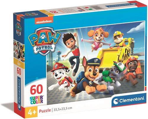Clementoni - Puzzel 60 StukjesPaw Patrol, Kinderpuzzels, 5-7 jaar, 26203
