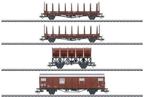 Märklin 46662 H0 4-delige set zelflossende wagens van de DB