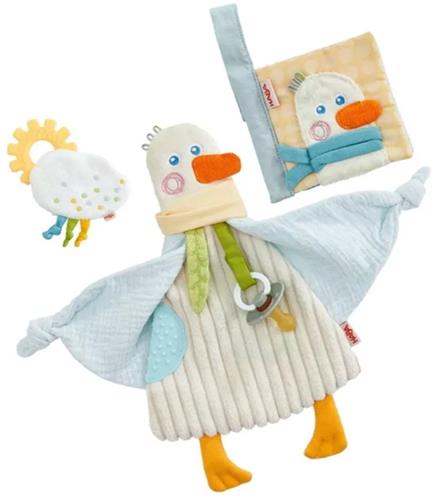 Haba baby speelset gans 3-in-1 - baby speelgoed set.