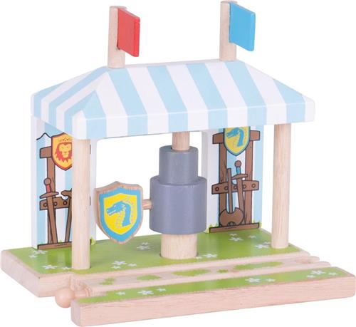 Bigjigs treinbaanonderdeel Middeleeuws Trainingsveld