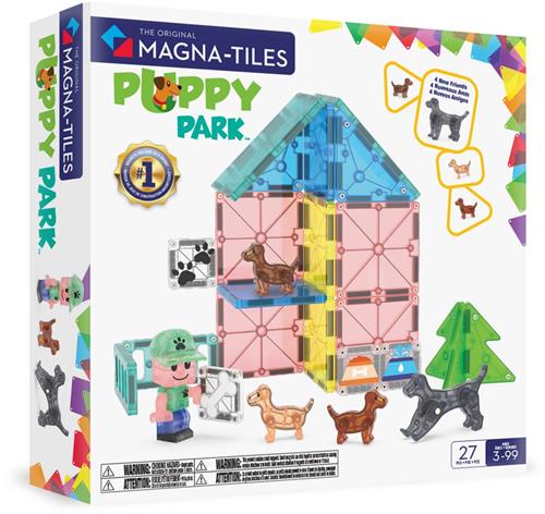 Magna Tiles Puppy Park 27-delige Magnetische Bouwset