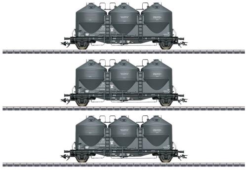 Märklin 48264 H0 3-delige set stofsilowagens Kds 67 van de DB