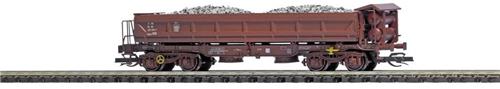 Busch 31424 TT tweezijdige kiepwagen Faks met grindlading, verouderd van de DB
