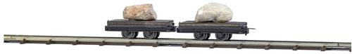 Busch 12235 H0 2 wagons met rotsblokken