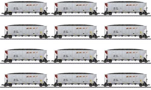Märklin 45666 H0 set van 12 US Hopper Cars van de BNSF