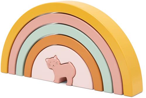 Trixie Houten Stapelregenboog Mrs. Cat  12m+  Stapelspel  FSC hout