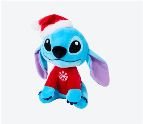 Stitch Kerstknuffel  Disney  Pluche 25 cm  Disney Feesteditie  Christmas