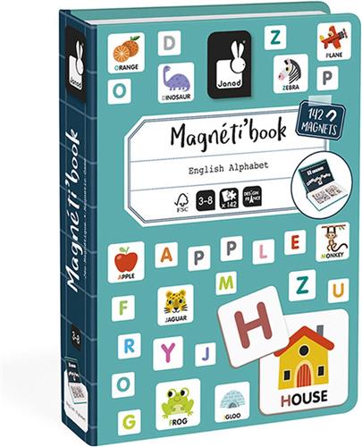 Janod Magnetibook Alfabet Engelstalig - Magneetboek