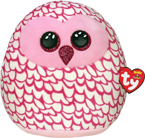 TY Squish a Boo Pinky Owl 20 cm