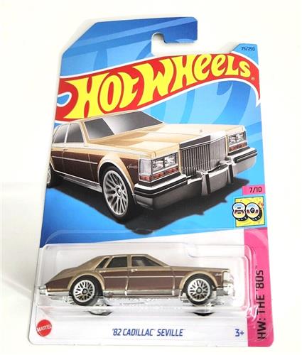 HOT WHEELS '82 CADILLAC SEVILLE BROWN 75/250 1:64 HW THE '80s 7/10